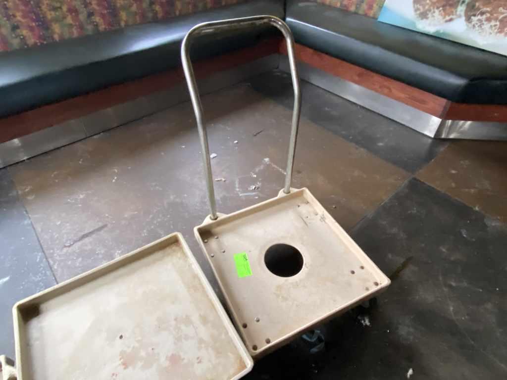 Three 4 Wheel Carts