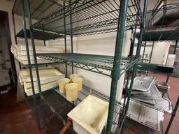 Two Metro Shelf Units No Contents