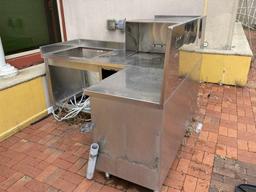 Outdoor Server Drink Station as Pictured