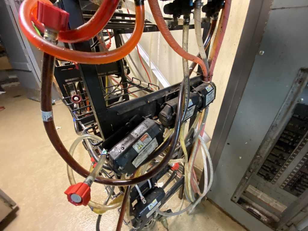 5 Triple Racks with Flojet Syrup Pumps