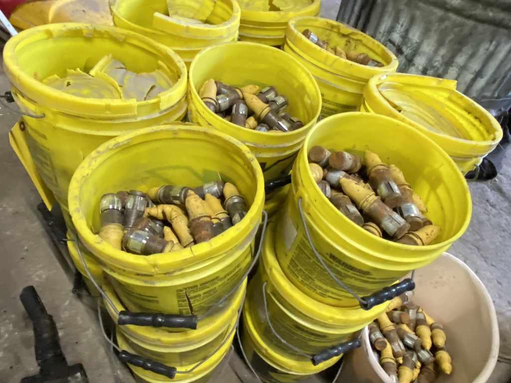 Large Lot of Kennametal Rock Saw Shank Conicals