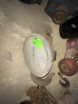 10,000 lb Hanging Crane Scale Hook