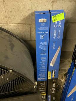 Lot of  Four Shop 4' Led Lights, New in Boxes