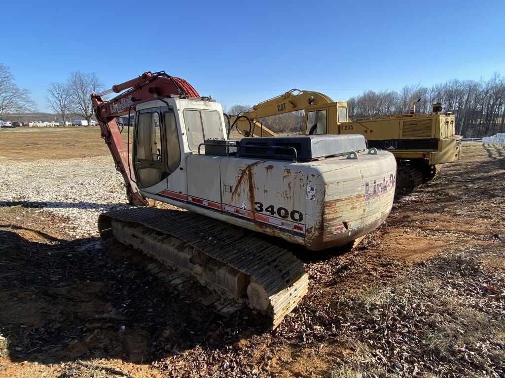 LinkBelt 3400 Track Excavator Link Belt