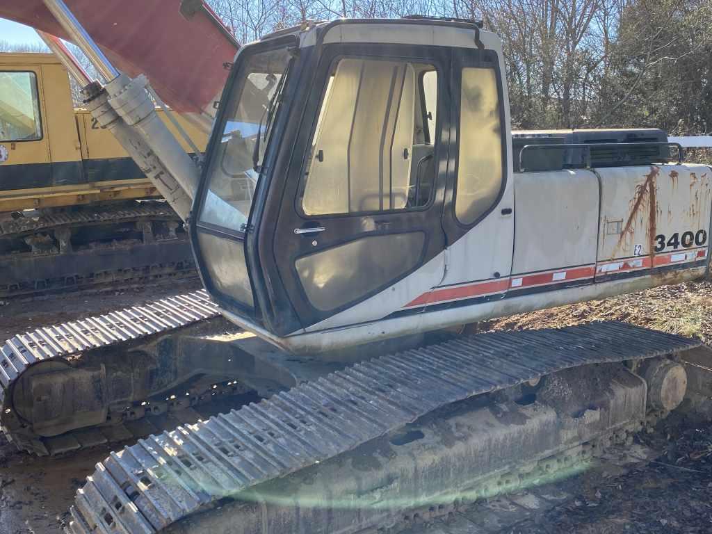 LinkBelt 3400 Track Excavator Link Belt