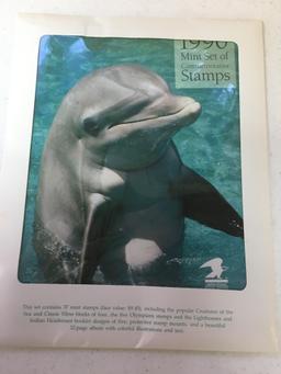 1990 Commemorative Mint Set Never Opened Usps Stamps