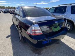 2008  FORD   TAURUS, Color- BLACK ,  Unit# 3621