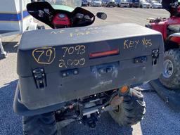 2000 POLARIS ATV, Color- RED, Unit# 7093