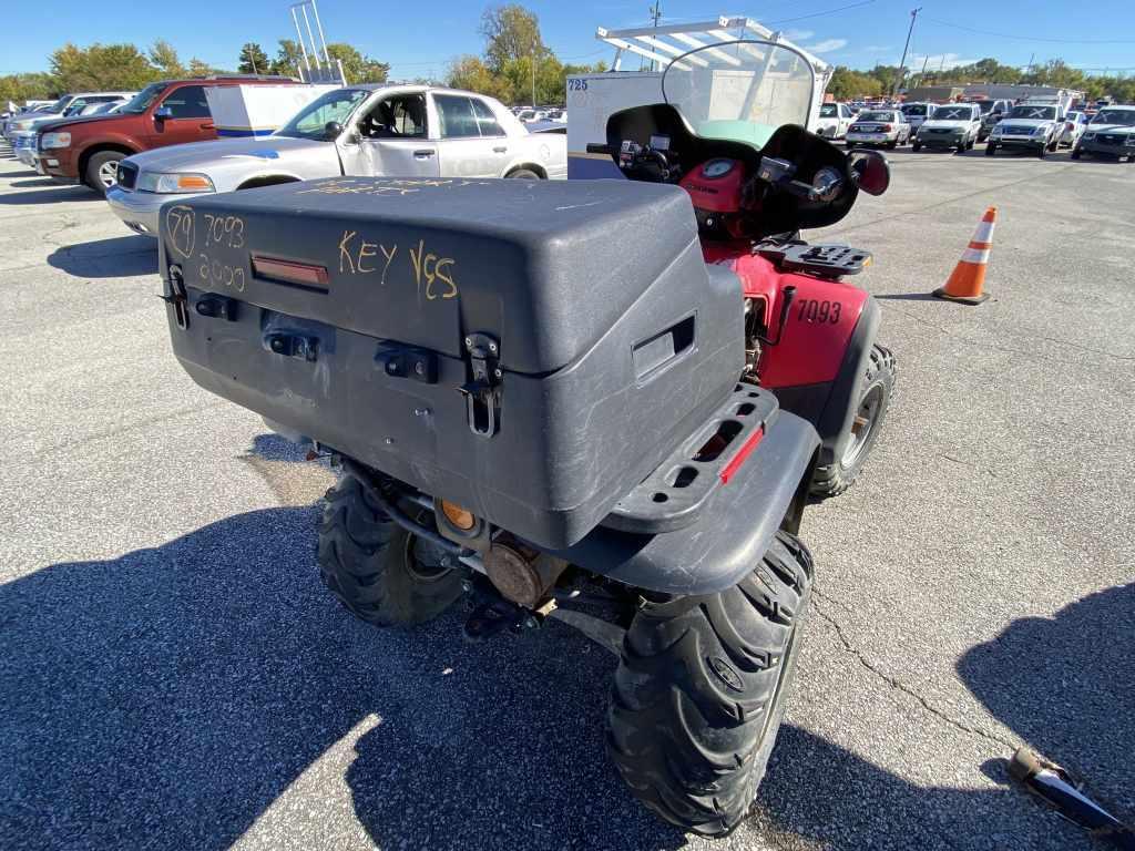 2000 POLARIS ATV, Color- RED, Unit# 7093