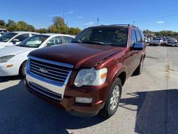 2010 FORD EXPLORER, Color- MAROON,  Unit# 3592