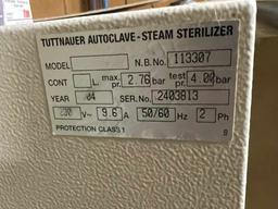 tuttnauer 2340MK Autoclave w/Trays