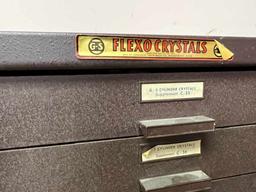 2 G-S Flexo Watch Crystal Cabinets with Crystals