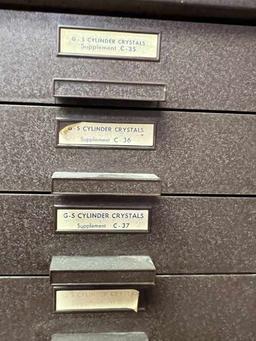 2 G-S Flexo Watch Crystal Cabinets with Crystals