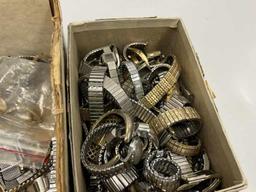 Large Assortment of Metal Watch Bands