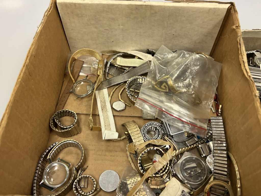 Large Assortment of Metal Watch Bands