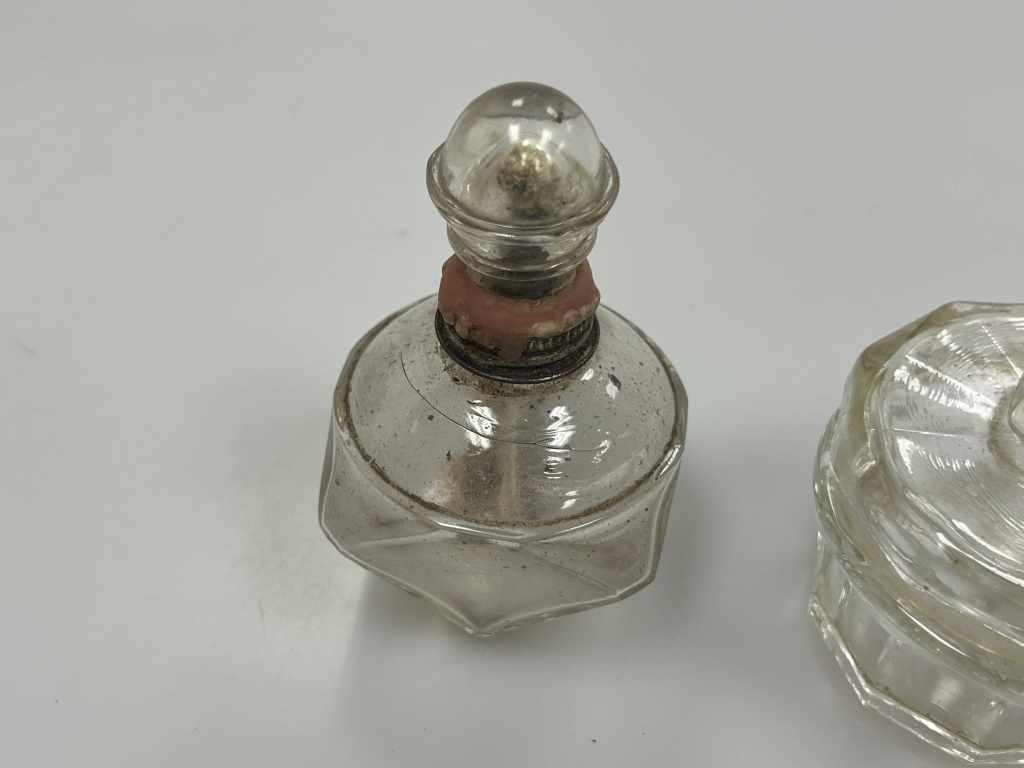 Glass Alcohol Lamp and Jar