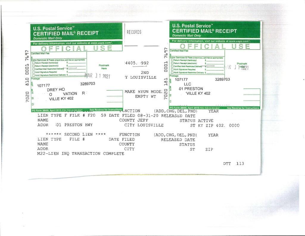 Paperwork Provided to Buyers for Acquiring Title