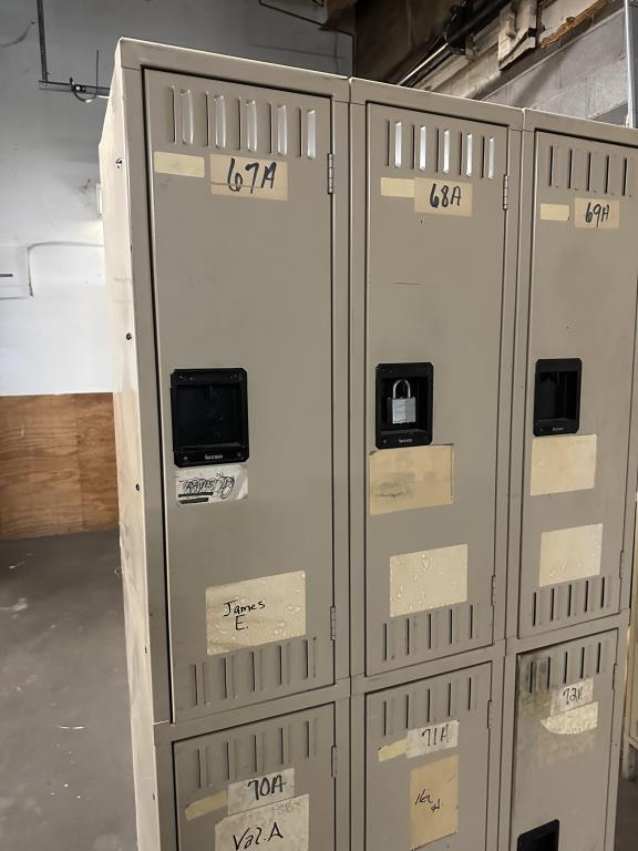 Double Tier School/Employee Lockers
