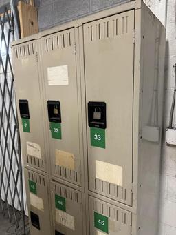 Double Tier School/Employee Lockers