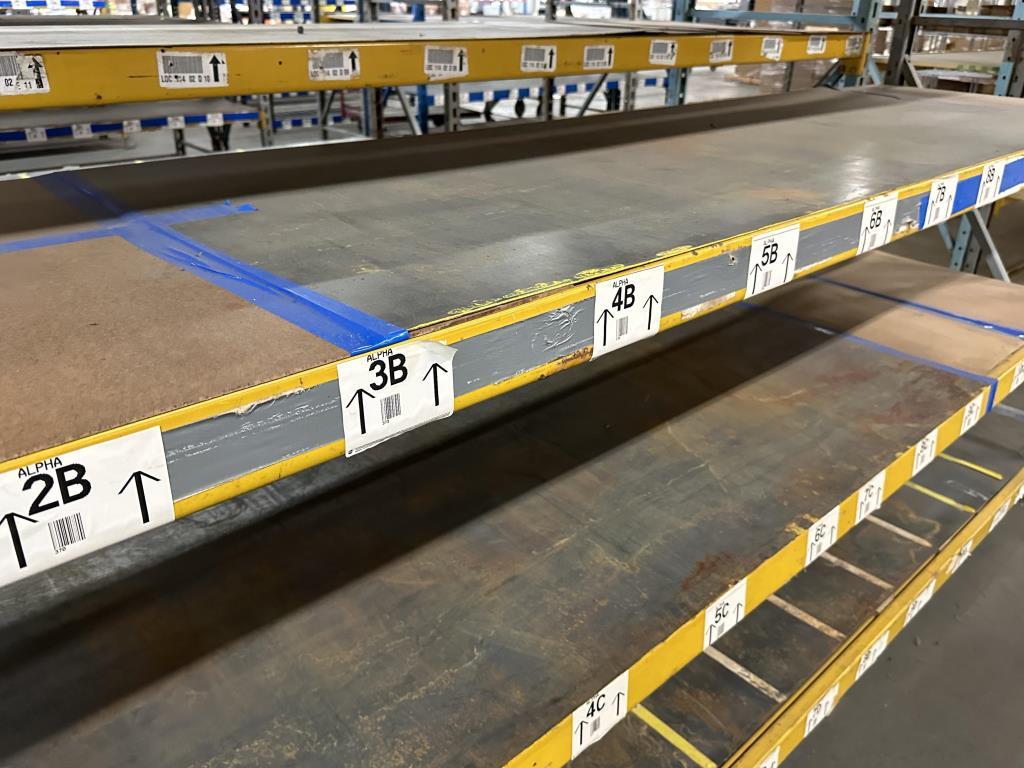 Pallet Racking w/ Thin Sheet Metal Decking Measure