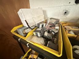 Yellow Bins & Contents - New & Used Breakers, Plug