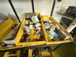 Yellow Bins & Contents - New & Used Breakers, Plug