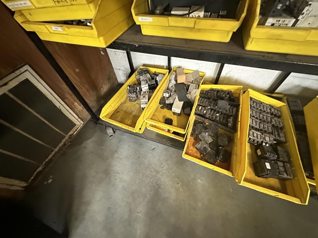 Yellow Bins & Contents - New & Used Breakers, Plug