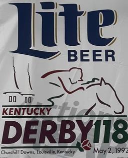 Lite Beer Derby 118 "Spires & Jockey" Art Mirror