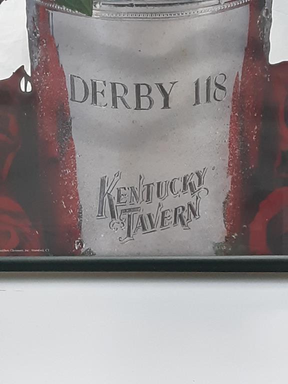 Kentucky Tavern Derby 118 Silver Mint Julep Mirror
