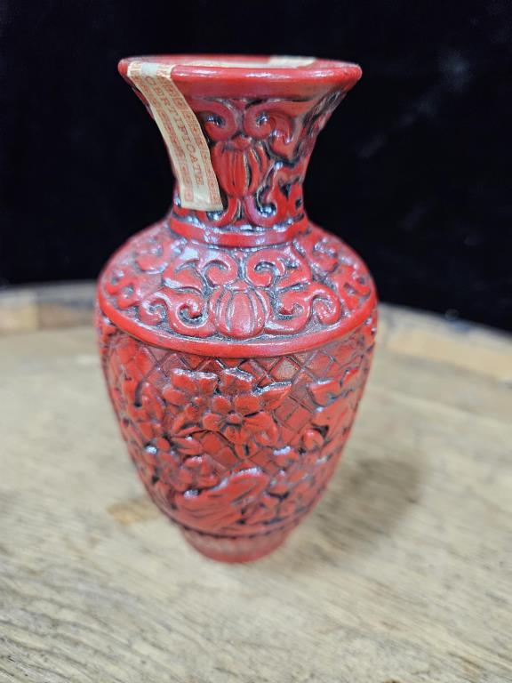 Isaiah Co. Asian Pottery - Red 2 Pk Mini Decanters