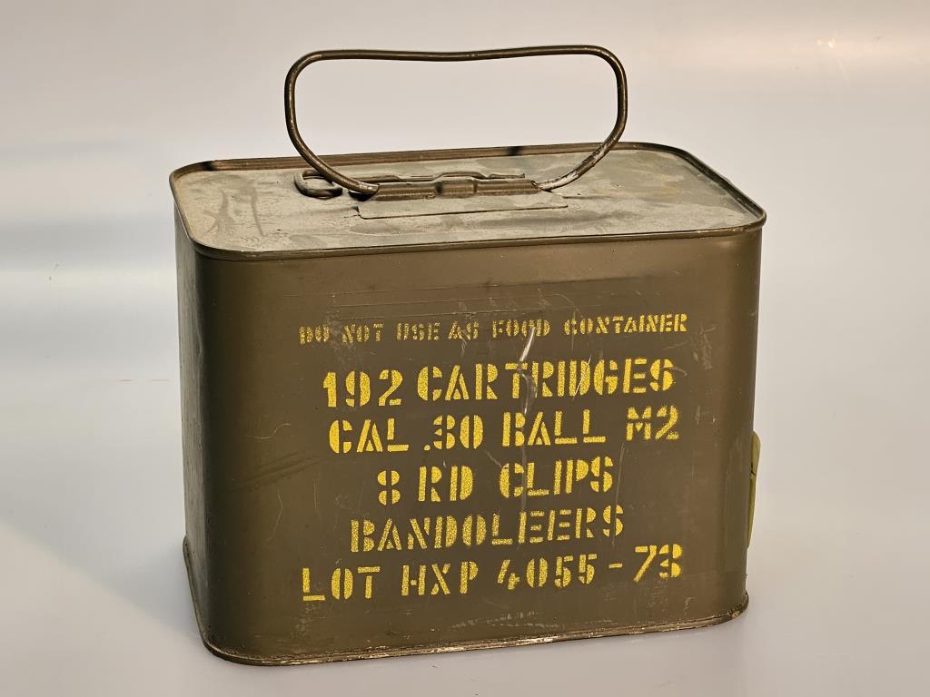 192 Round .30 CAL M2 Ball Sealed Ammo Box