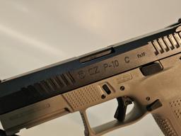 CZ P10 Compact 9mm Luger FDE High Capacity Pistol