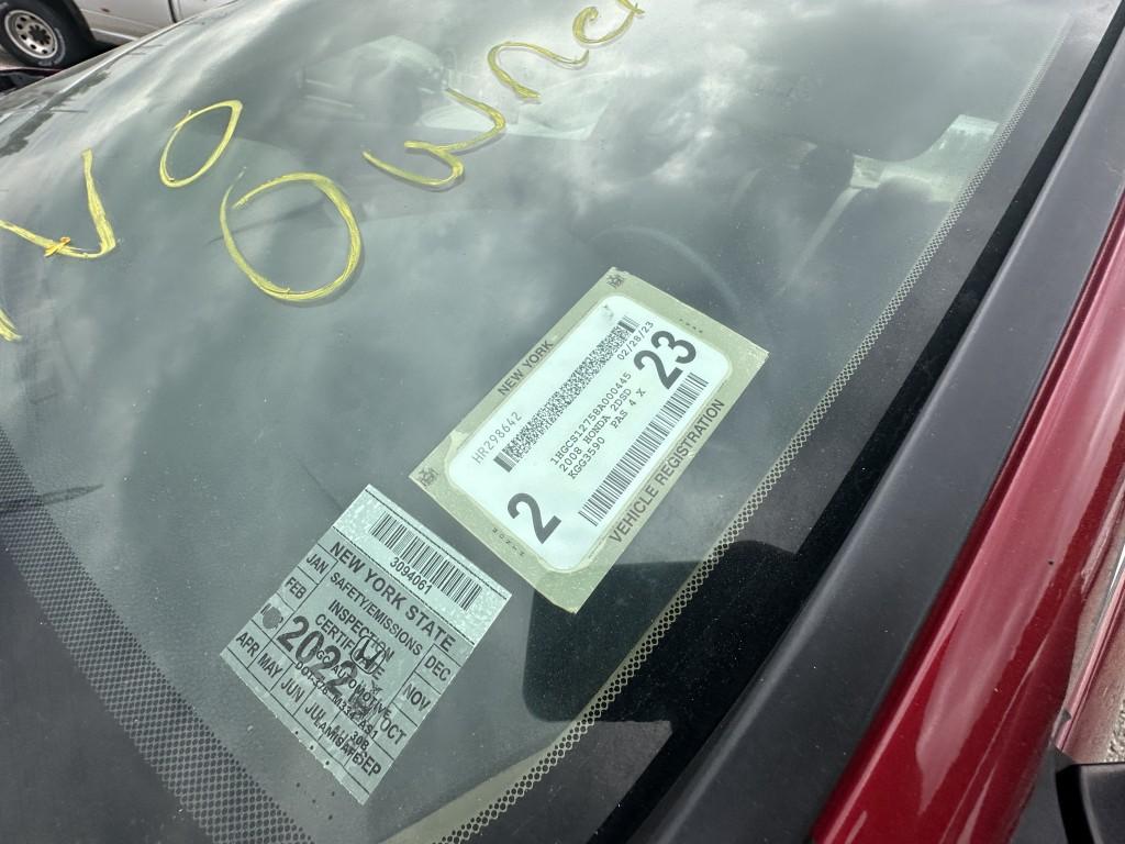 2008 Honda Accord Tow# 21076