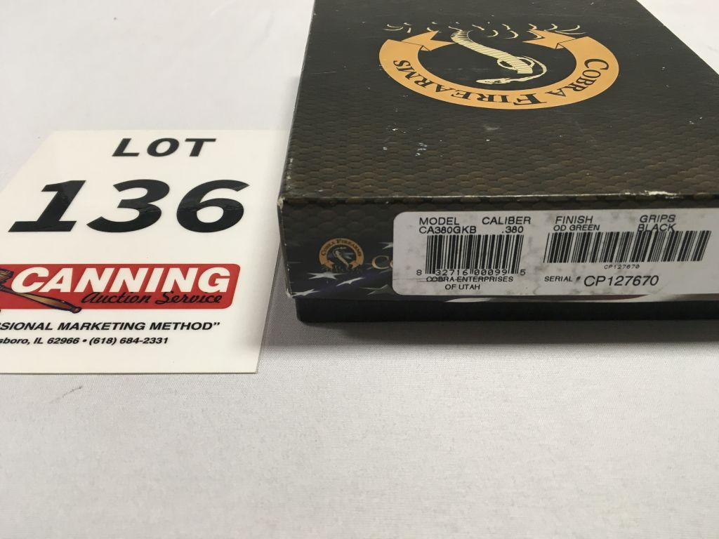 Cobra, Mod CA380, Pistol, .380CAL
