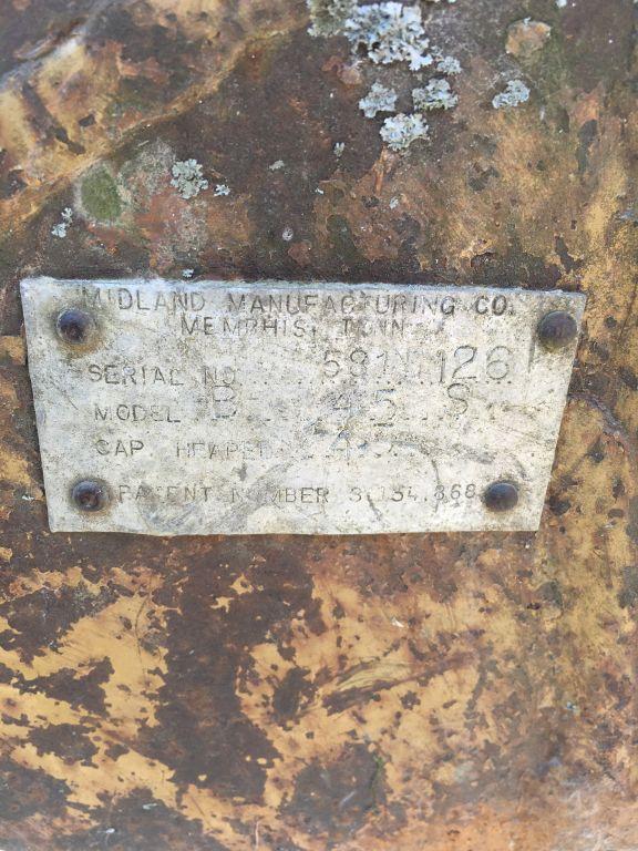 Midland Dirt Pan 4yard Drawbar type