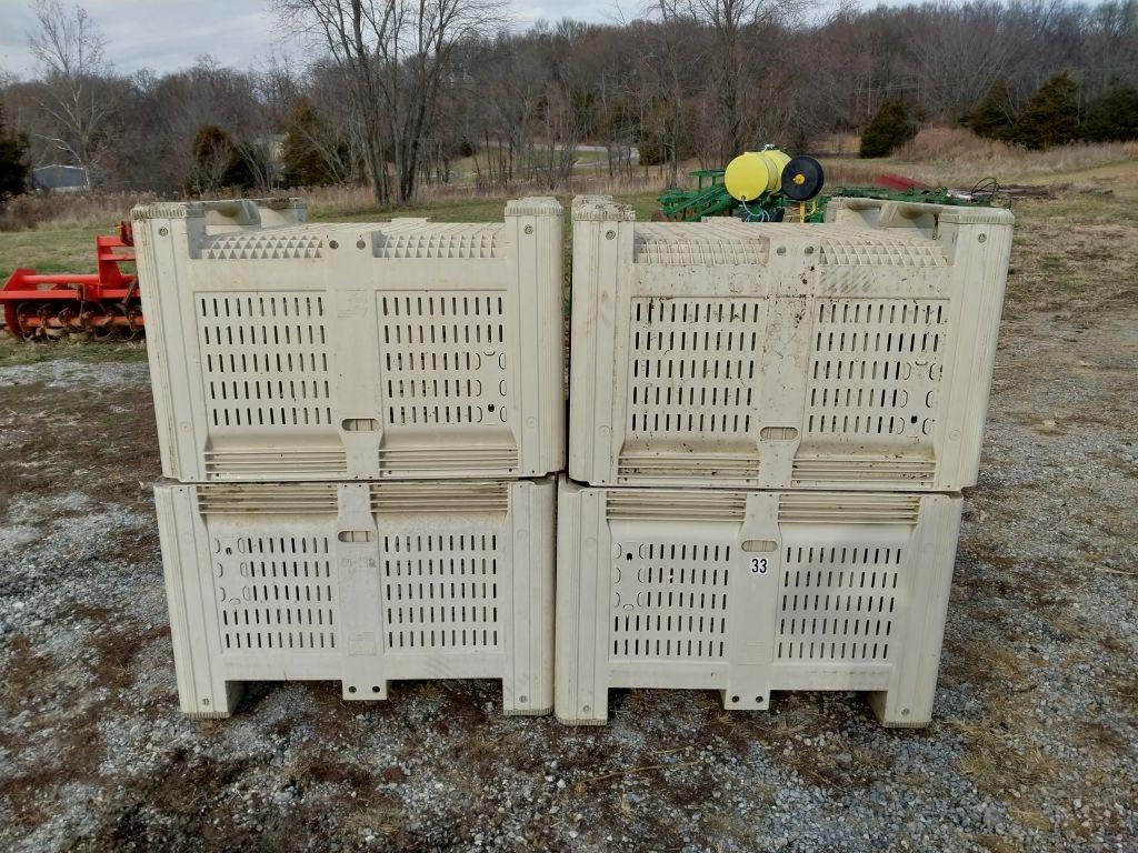 QTY6 MACRO 32PP Bulk Harvest & Storage Bins