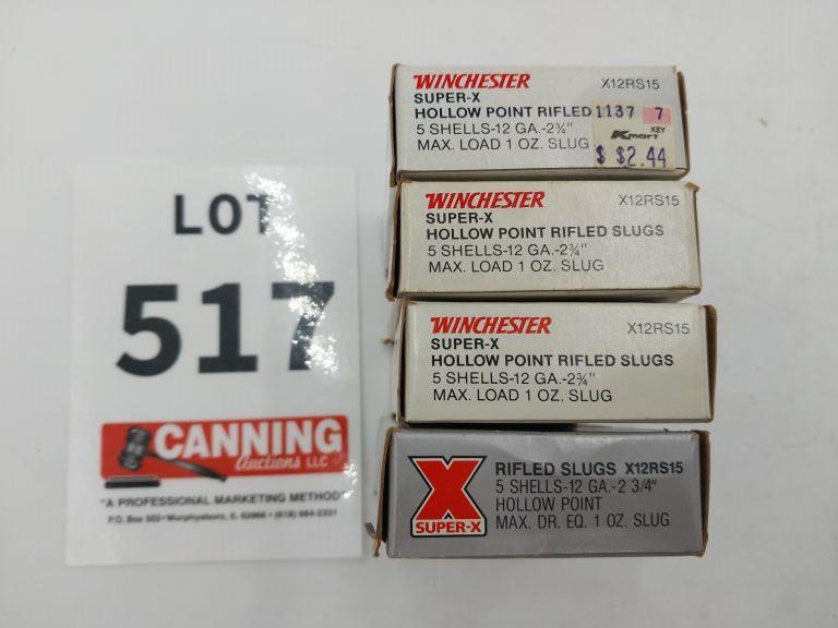 Winchester 12 ga slugs 20 rounds