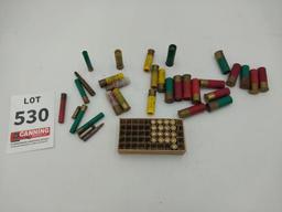 Assorted ammo shotgun, rifle, pistol