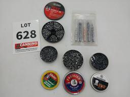 Assorted .22/.177 pellets 5 containers