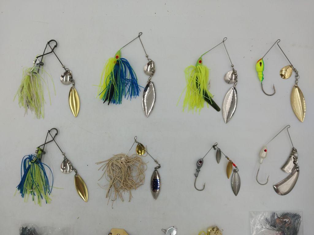 13 spinner baits/ bladed jigs