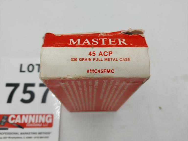Master Cartridge 45ACP QTY 50