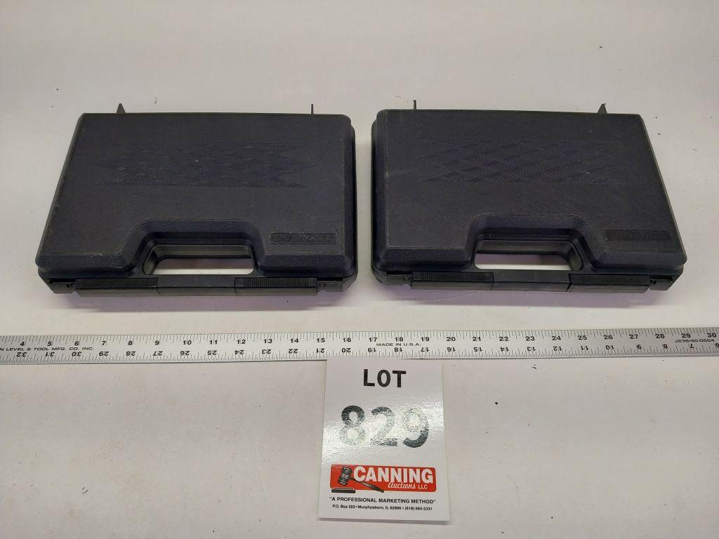 2 hard hand gun cases