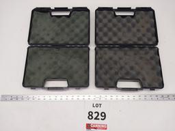 2 hard hand gun cases