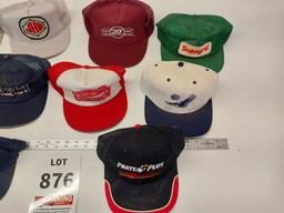 Assortment of vintage caps