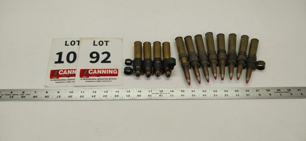Antique Large Caliber rifle rounds