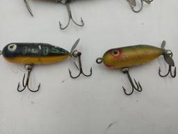 3 vintage Heddon Lures