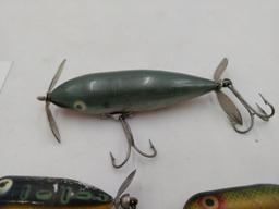 3 vintage Heddon Lures