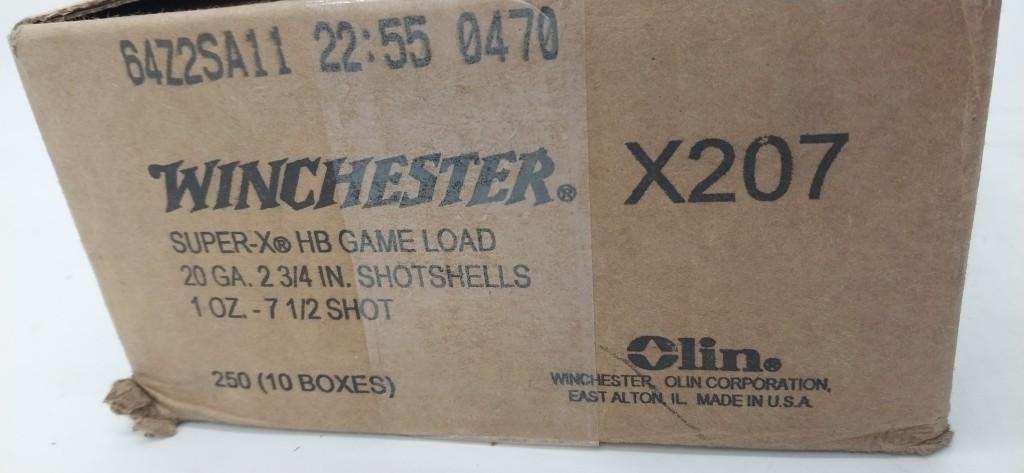 Winchester 20ga 2 3/4" 7 1/2 shot 250 rounds