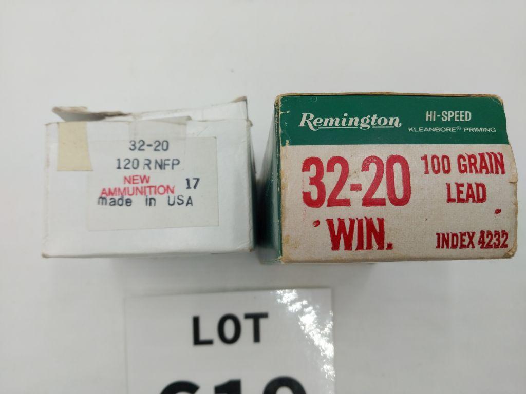 Remington/misc 32-20 approx. 70 rounds
