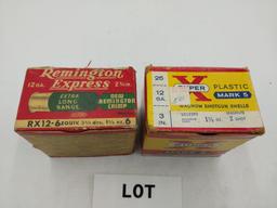 Western/Rem 12 ga shotgun shells 2 full boxes